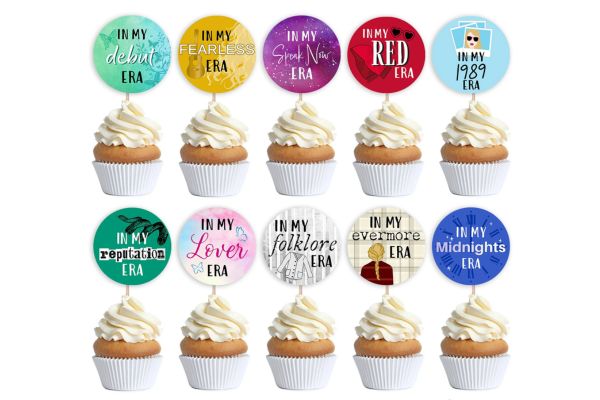 Tag someone who would like these ❤️ Taylor Swift Cupcake or cookie Toppers # taylorswift #swifties #1989 #cupcaketoppers #viralaud